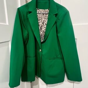 Green Women's Blazer